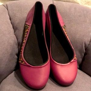 Purple dressy flats